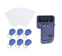 RFID Reader Writer, 125KHz 5W Llave de Mano Llave Lector de Tarjetas Duplicadora Copiadora ID Card Reader Escritor Programador con 6 llaveros/6 Tarjetas