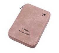 RFIDs Travel Passport Holder, PU Leather Zipper, RFIDs Passport Case