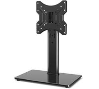 RFIVER Soporte Pie TV de Mesa Peanas para TV de 23 a 43 Pulgadas con Giratorio y Altura Ajustable | MAX vesa 200 x 200 mm 30KG
