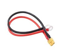 rflaueo 1 cable de terminal XT60 a junta tórica XT60 hembra a M8 conector de terminal de ojal con cable de silicona de 12 pulgadas 10 AWG para RC Lipo batería FPV Racing Drone (E134-1)