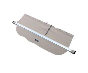 RFSHOP Cubierta Carga Trasero Trunk Estante para Toyota para Land para Cruiser Prado 7 Asientos LC150 FJ150 2010-2022 Retráctil Portaequipajes Cortina Cubierta Carga Maletero(7 Seat Beige Canvas)