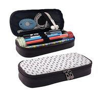 RFSHOP Estuche para lápices con diseño de ramas de árbol de búho de gran capacidad, bolsa de lápices con cremallera, estuche de cuero duradero, imagen, Talla única, Pinafore