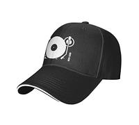 RFSHOP Gorra de béisbol para mujer y hombre, diseño de disco, disco, disco, disco, juego de DJ, gorra de hip hop, transpirable, ligera, para hip hop, correr, golf, #1878, Talla única