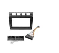 RFSHOP Panel Radio Adaptador Fascia Marco Coche 9 Pulgadas Kit Panel Ajuste Tablero Audio Radio Android para Kia para Picanto para Morning Euro Star 04-07 Kit Montage Autoradio(Frame Cable-A)