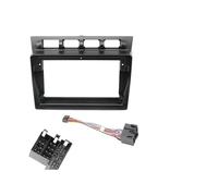 RFSHOP Panel Radio Adaptador Fascia Marco Coche 9 Pulgadas Kit Panel Ajuste Tablero Audio Radio Android para Kia para Picanto para Morning Euro Star 04-07 Kit Montage Autoradio(Frame Cable-B)