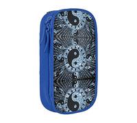 RFSHOP Ying Yang - Estuche para lápices con diagrama de gran capacidad, bolsa de almacenamiento grande y duradera con 3 compartimentos, imagen, Talla única, Pinafore