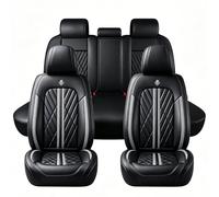 RFUJBPDZA Fundas Asientos Coche, para Mini Cooper F56 3 Portes 2019 2020 2021 2022 2023 2024 202 Cuero Nappa Transpirable Lujo Cubre Asientos Coche Acolchados Antideslizante Protección,B