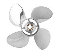 RFVBG Hélice fueraborda marina for barco de 4 palas, acero inoxidable, paso derecho 13 X 19 pulgadas, for motor, 50-130HP Hélice de motor fueraborda marino