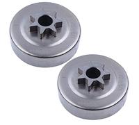 RFVBG Lote de 2 uds. De piñón de Tambor de Embrague 325 7T, for Motosierra STIHL, MS170 MS180 MS210 MS230 MS250 017 018 021 023 025 Kit de Embrague para cortacésped