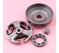 RFVBG Tambor de Embrague, for Husqvarna, 61 66 266 268 272 Herramienta de Repuesto for Motosierra, Pieza de Paso 3/8, 8 Dientes, diámetro Interior de piñón de 22mm, Kit de rodamiento de Agujas Kit de