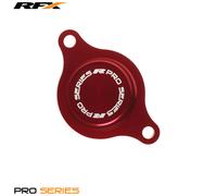 RFX Cubierta del filtro de aceite Pro (rojo) - Honda CRF450