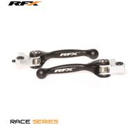 RFX Juego de manetas flexibles forjadas Brembo (Negro)