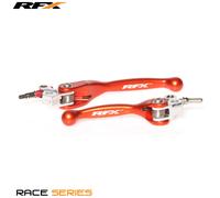 RFX Juego de manetas flexibles forjadas para carreras (naranja) - KTM SX 65