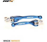 RFX Juego de palancas flexibles forjadas para carreras (Azul)