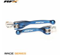 RFX Juego de palancas flexibles forjadas para carreras (Azul)