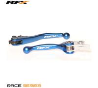 RFX Juego de palancas flexibles forjadas para carreras (Azul)