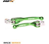RFX Juego de palancas flexibles forjadas para carreras (Verde)