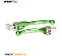 RFX Juego de palancas flexibles forjadas para carreras (Verde)
