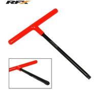 RFX Llave en T Pro (Negro/Naranja) de serie con mango de goma - Cabezal Torx T45 para KTM