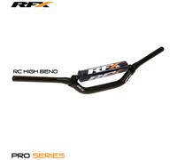 RFX Manillar cónico Pro F8 de 28,6 mm (con refuerzo) (negro) RC High