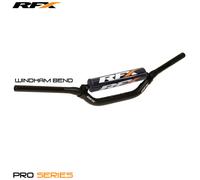 RFX Manillar cónico Pro F8 de 28,6 mm (con refuerzo) (negro) Windham