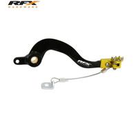RFX Palanca de freno trasera Pro FT (Negro/Amarillo) - Suzuki RMZ250, amarillo