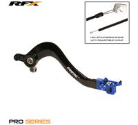 RFX Palanca de freno trasera Pro FT (Negro/Azul) - Husqvarna TC85