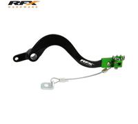 RFX Palanca de freno trasera Pro FT (Negro/Verde) - Kawasaki KXF250/450, verde