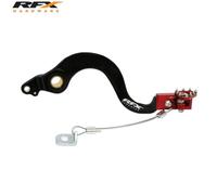 RFX Palanca del freno trasero Pro FT (Negro/Rojo) - Honda CRF150, rojo