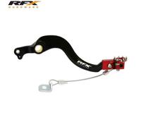 RFX Palanca del freno trasero Pro FT (Negro/Rojo) - Honda CRF450L, rojo