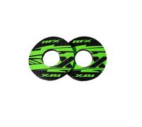 RFX Par de donas de mango deportivo (x verde), verde