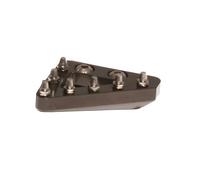 RFX Pro Replacement CNC - Punta de palanca de freno trasera sólida (titanio, gris)