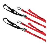 RFX Race Series 1.0 - Correas de Amarre (Rojo/Negro) con Bucle Extra y mosquetón
