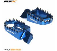 RFX Reposapiés de aluminio Universal CNC trial Pro (Azul) - Gas Gas/Beta/Sherco/Montesa