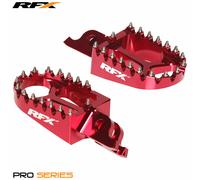 RFX Reposapiés de aluminio Universal CNC trial Pro (Rojo) - Gas Gas/Beta/Sherco/Montesa
