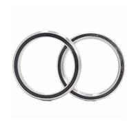 RFXOGTYFZ Cup 2 Piezas ACB458 Cubierta de rodamiento for dirección Bicicleta 36,845,86,5 mm 45/45 Grados Acero Cromado cónico Superior Inferior Accesorios rodamientos ACB
