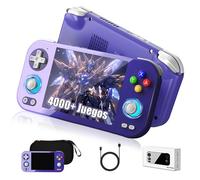 RG 476H Consola portátil Retro,4000+ Juegos, función AI emulador portátil,Pantalla LTPS in-Cell de 4,7" 1280*960P, Android 13, 2,4/5G WiFi y BT 5.0, transmisión inalámbrica de Pantalla (Índigo-128G)