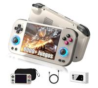 RG 476H Consola portátil Retro,8000+ Juegos, función AI emulador portátil,Pantalla LTPS in-Cell de 4,7" 1280*960P, Android 13, 2,4/5G WiFi y BT 5.0, transmisión inalámbrica de Pantalla (Gris-256G)