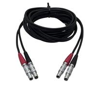 RG174 2x FFA 00S C5 1Pin a 2x FFA.00S C5 Conector for cable detector de fallas ultrasónico 20 pulgadas ~ 10M(3FT)