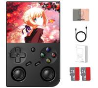 RG35XX PRO Consola Retro Portatil, Pantalla IPS de 3.5 Pulgadas, Consola de Videojuegos Portátil con Sistema Linux de Código Abierto, Tarjeta TF de 64/256 GB, Batería de 3200 mAh, 21000 Juegos Clásico