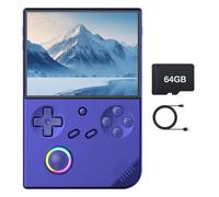 RG40XXV - Consola de juegos de mano retro, sistema operativo Linux integrado, tarjeta TF de 64 G, consolas de videojuegos retro, pantalla IPS de 4.0 pulgadas, reproductor de video portátil de