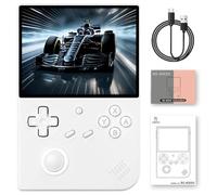 RG40XXV Consola De Juegos Portátil 4,0 ''IPS Pantalla 3200mAh Batería, con Tarjeta De 64G/128G/256G TF Preinstalada Soporta Múltiples Simuladores Sistema Linux-White||64G
