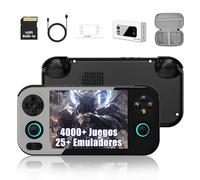 RG476H Consola Portátil Retro 128GB, Función de Soporte de IA, Emulador Portátil Android 13 con 4000+ Juegos 25+ Emuladores, Pantalla de 4,7 Pulgadas LTPS In-Cell, WiFi Bluetooth Salida TV HD (Negro)