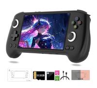 RG556 - Consola de juegos de mano retro 512G con más de 5000 juegos, pantalla táctil AMOLED de 5.48 pulgadas, consola de juegos de mano, reproductor de videojuegos Android 13 para adultos