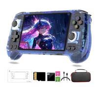 RG556 - Consola de juegos de mano retro, pantalla táctil AMOLED de 5.48 pulgadas, consola de juegos de mano, reproductor de videojuegos Android 13 para adultos (sin juegos con funda)