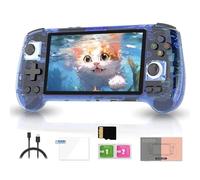 RG556 - Consola de juegos portátil retro con 8000 juegos, 8 + 128 g + 256 g 5,48 pulgadas AMOLED pantalla reproductor de vídeo para adultos y niños, soporte WiFi Bluetooth
