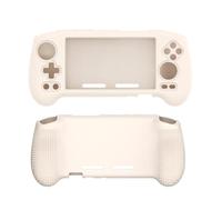 RG556 - Funda protectora de silicona suave para Anbernic RG556, funda de silicona de mano, anticaídas, antiarañazos, accesorios de consola de juegos (blanco)
