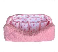 Rganizer Kosmetiktasche for Shark Flexstyle Haarstyling-Tools, linda bolsa de almacenamiento de maquillaje, bolsa de accesorios for secador de pelo, bolsa de viaje portátil(Pink plush style)