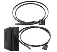 RGB Cable Extension PC - 3 & 4 Pin LED Light Strip - Motherboard RGB Extended Connector Cord for GPU PSU Monitor PC Game Consoles