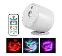 RGB Fullcolor Aurora LED Lámpara Galaxy Starry Sky Star Mix Proyector Iluminación Home Room Party Show Remote USB Night Lights para Vacaciones